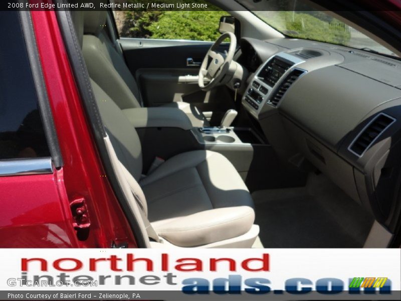 Redfire Metallic / Medium Light Stone 2008 Ford Edge Limited AWD