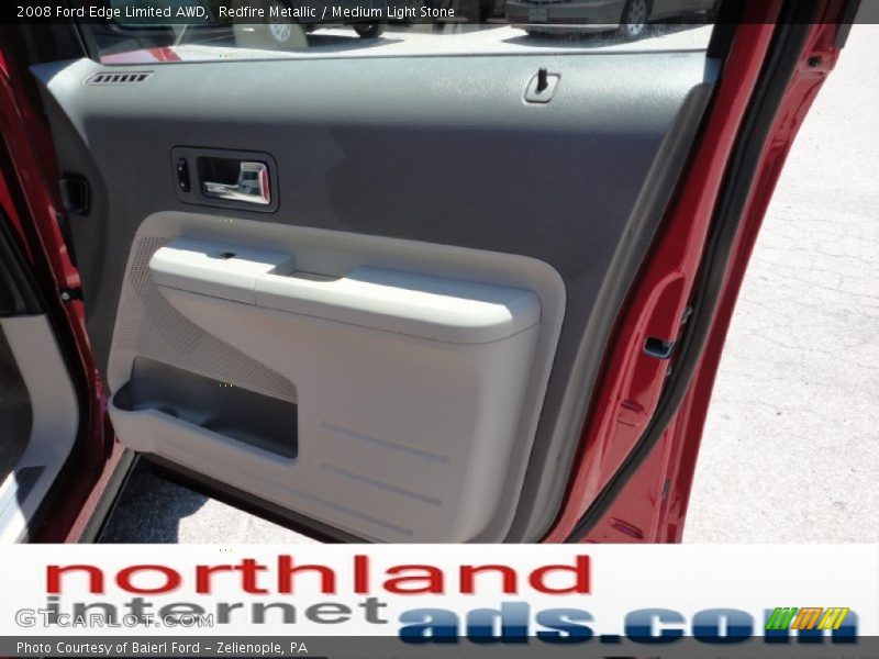 Redfire Metallic / Medium Light Stone 2008 Ford Edge Limited AWD