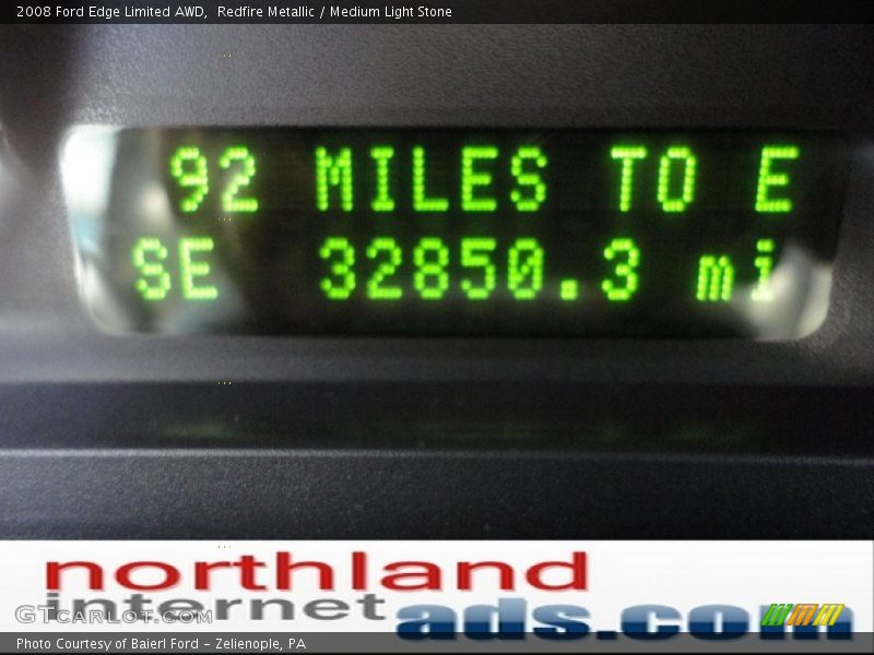 Redfire Metallic / Medium Light Stone 2008 Ford Edge Limited AWD