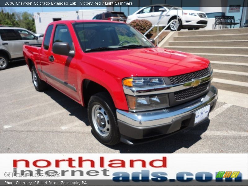 Victory Red / Light Cashmere 2006 Chevrolet Colorado Extended Cab