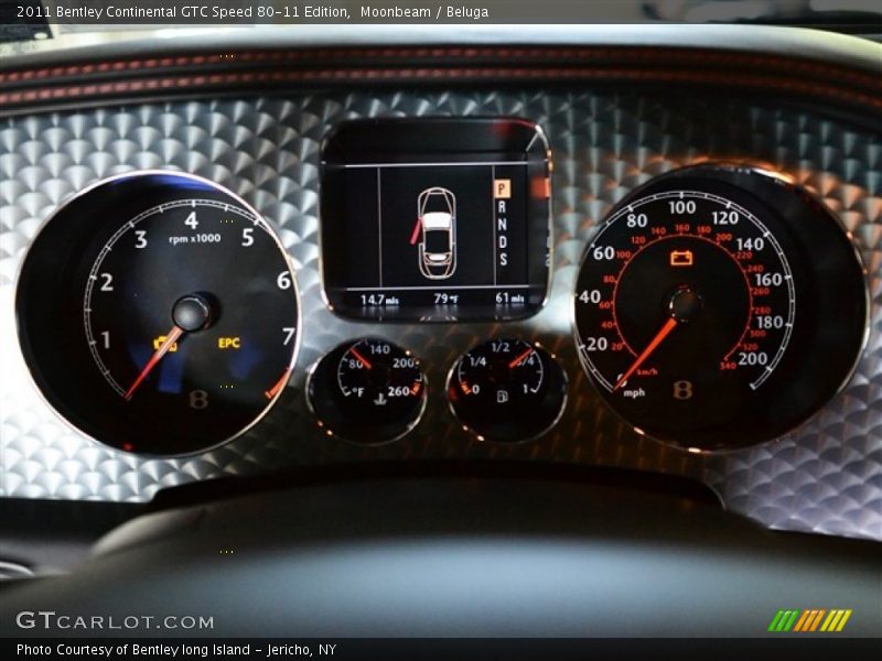  2011 Continental GTC Speed 80-11 Edition Speed 80-11 Edition Gauges