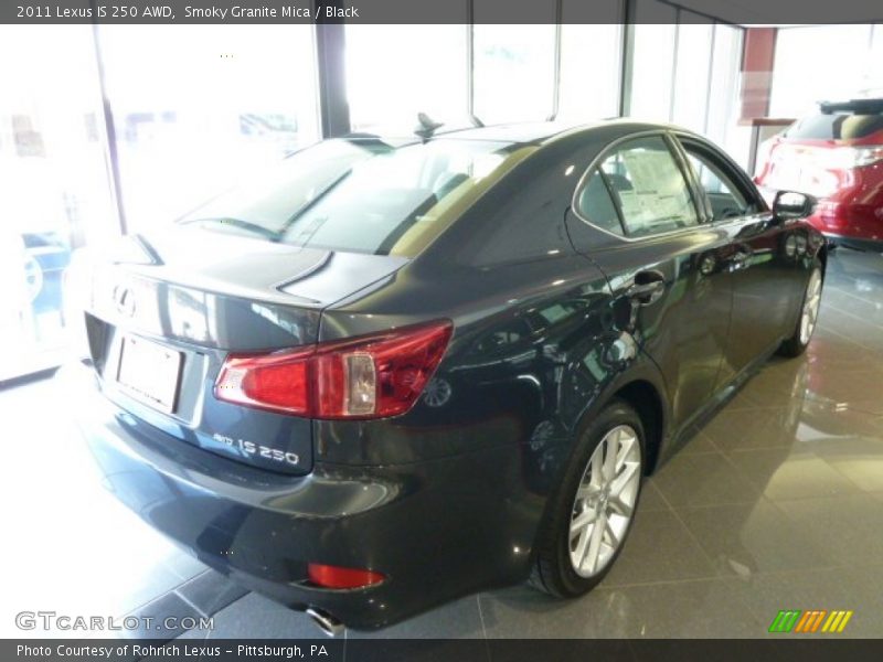 Smoky Granite Mica / Black 2011 Lexus IS 250 AWD