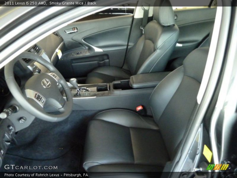  2011 IS 250 AWD Black Interior