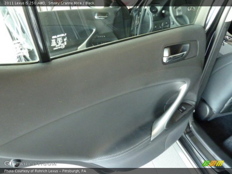 Smoky Granite Mica / Black 2011 Lexus IS 250 AWD