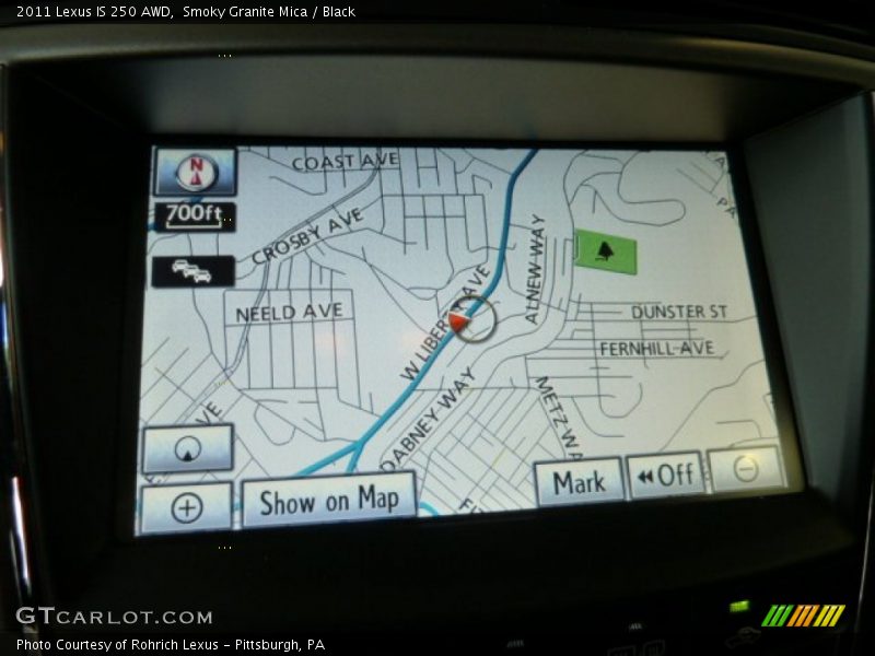 Navigation of 2011 IS 250 AWD