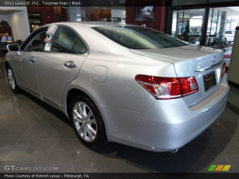 Tungsten Pearl / Black 2011 Lexus ES 350