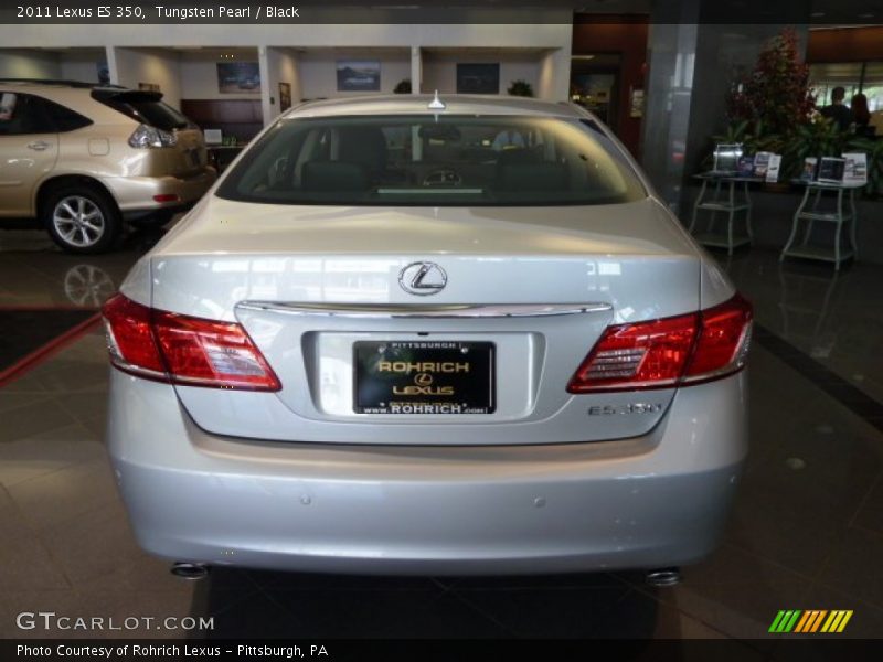 Tungsten Pearl / Black 2011 Lexus ES 350