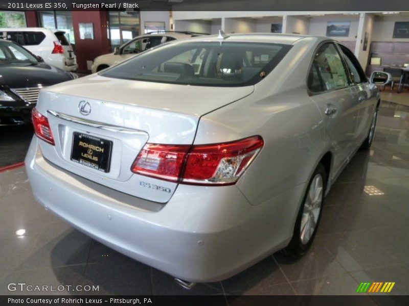 Tungsten Pearl / Black 2011 Lexus ES 350