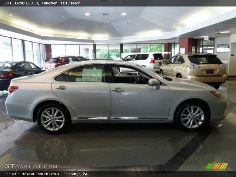 Tungsten Pearl / Black 2011 Lexus ES 350