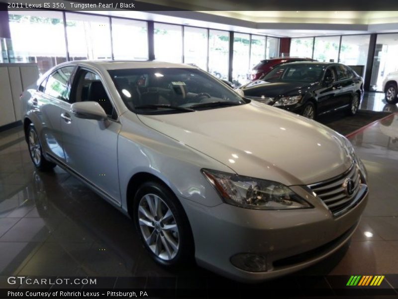 Tungsten Pearl / Black 2011 Lexus ES 350