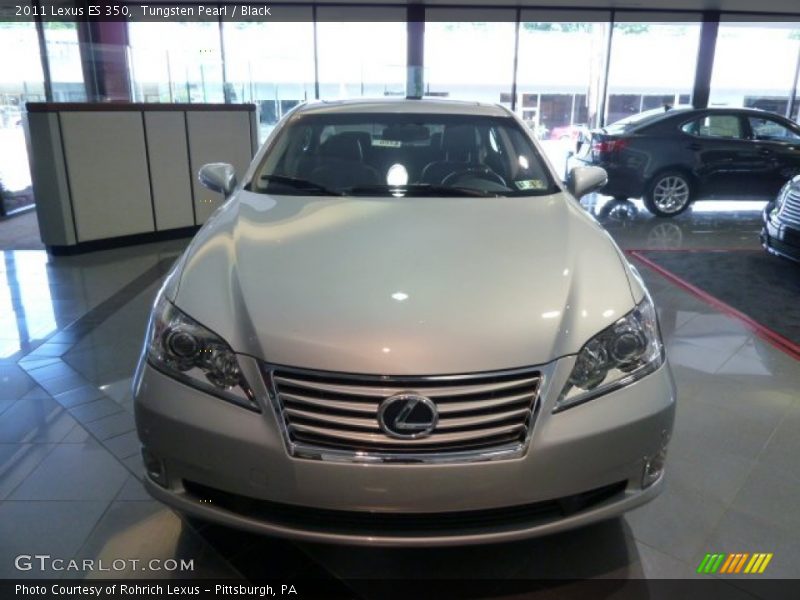 Tungsten Pearl / Black 2011 Lexus ES 350