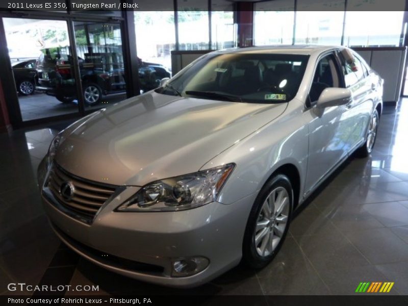 Tungsten Pearl / Black 2011 Lexus ES 350