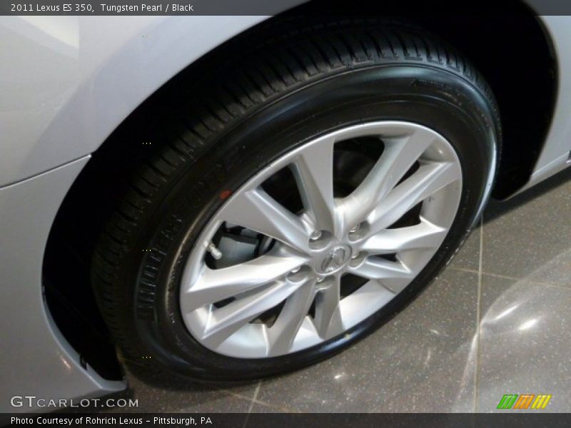 Tungsten Pearl / Black 2011 Lexus ES 350