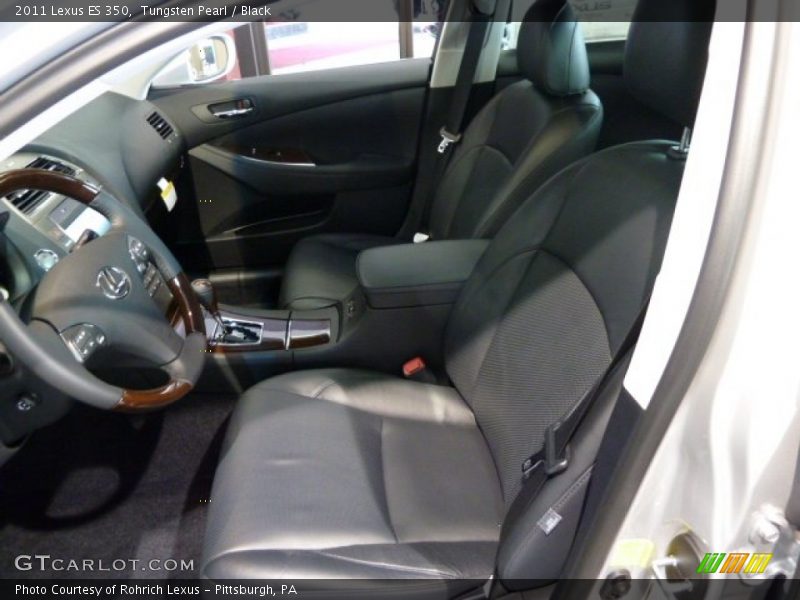 Tungsten Pearl / Black 2011 Lexus ES 350