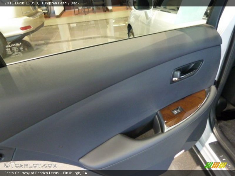 Tungsten Pearl / Black 2011 Lexus ES 350