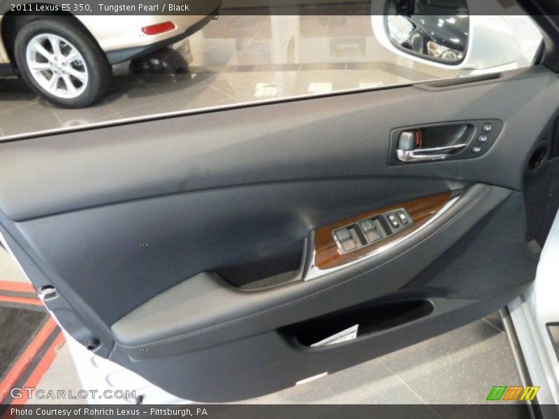 Tungsten Pearl / Black 2011 Lexus ES 350