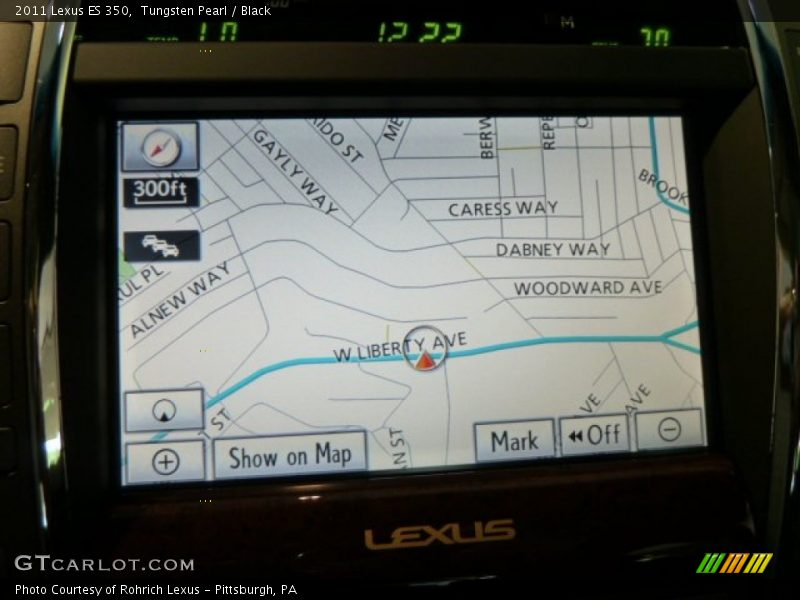 Tungsten Pearl / Black 2011 Lexus ES 350