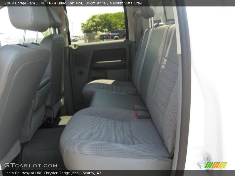 Bright White / Medium Slate Gray 2009 Dodge Ram 2500 TRX4 Quad Cab 4x4