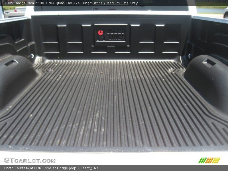 Bright White / Medium Slate Gray 2009 Dodge Ram 2500 TRX4 Quad Cab 4x4
