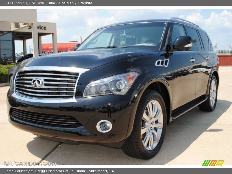 Black Obsidian / Graphite 2011 Infiniti QX 56 4WD
