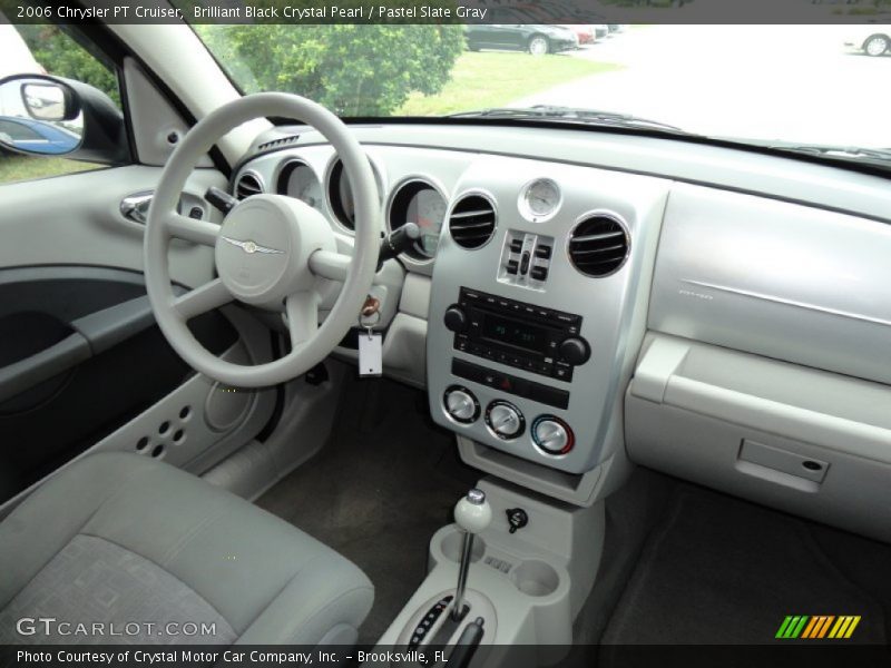 Brilliant Black Crystal Pearl / Pastel Slate Gray 2006 Chrysler PT Cruiser