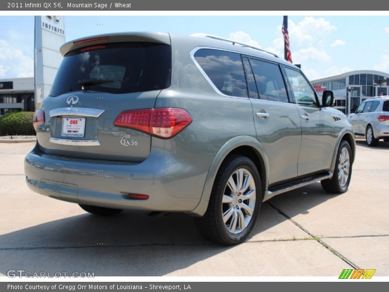 Mountain Sage / Wheat 2011 Infiniti QX 56