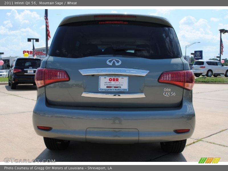 Mountain Sage / Wheat 2011 Infiniti QX 56