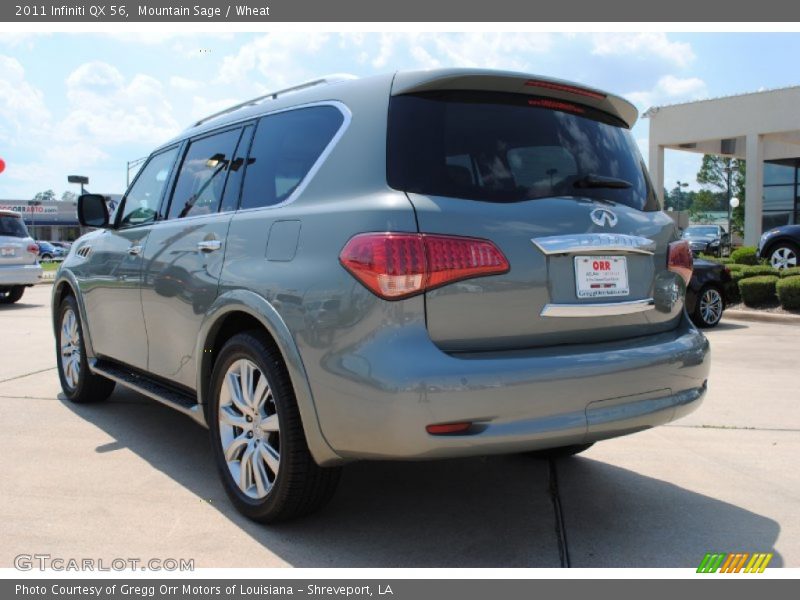 Mountain Sage / Wheat 2011 Infiniti QX 56