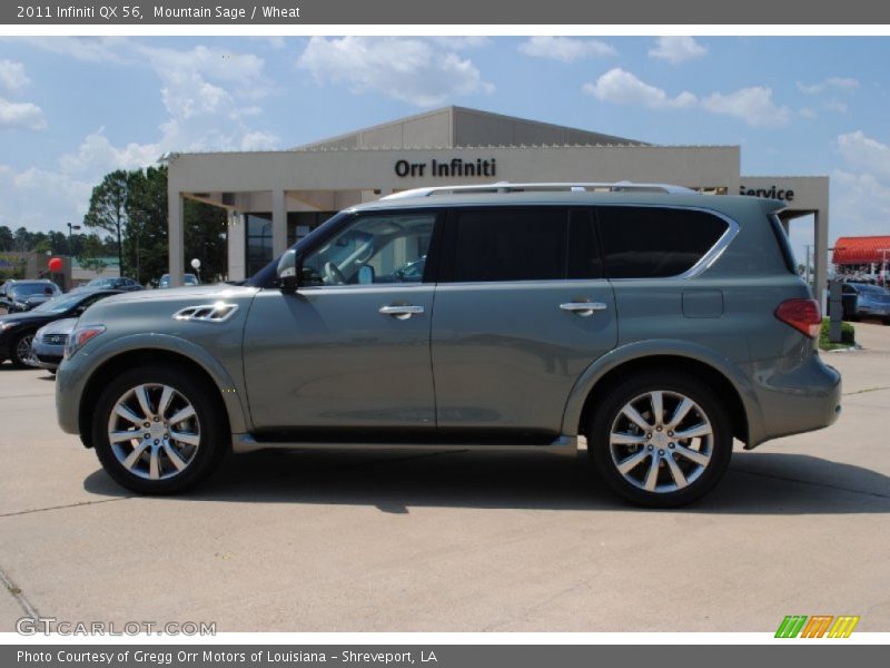 Mountain Sage / Wheat 2011 Infiniti QX 56