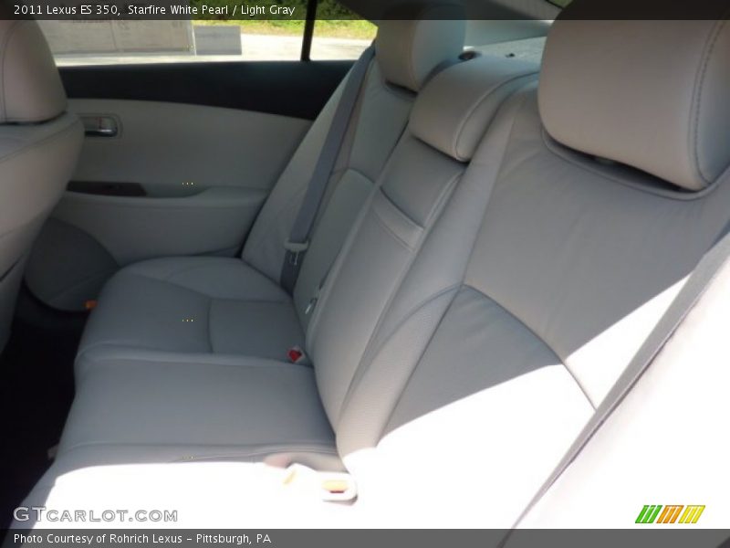 Starfire White Pearl / Light Gray 2011 Lexus ES 350