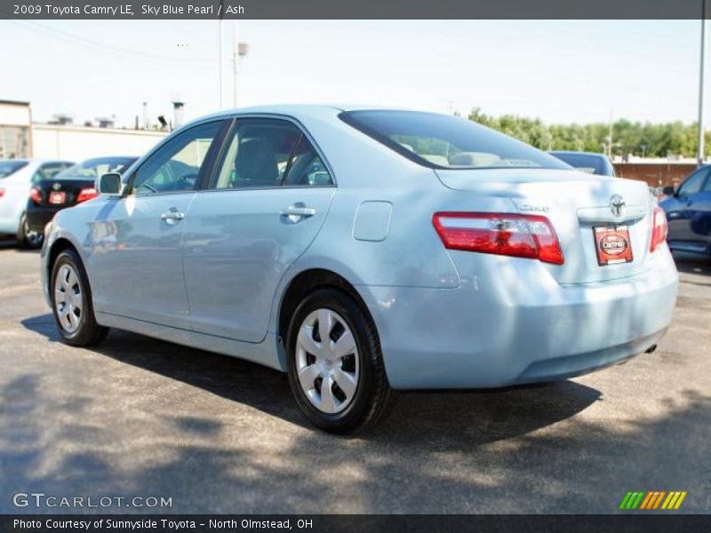 Sky Blue Pearl / Ash 2009 Toyota Camry LE