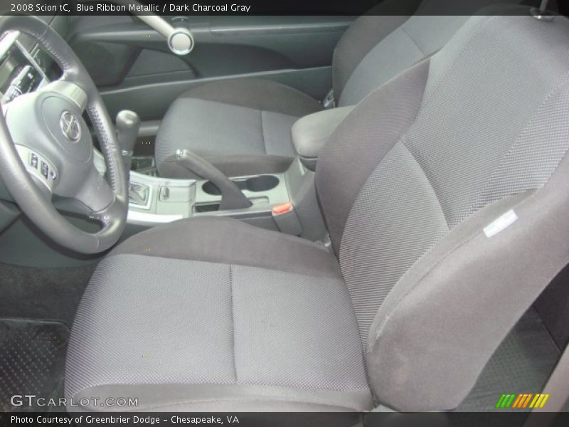 Blue Ribbon Metallic / Dark Charcoal Gray 2008 Scion tC