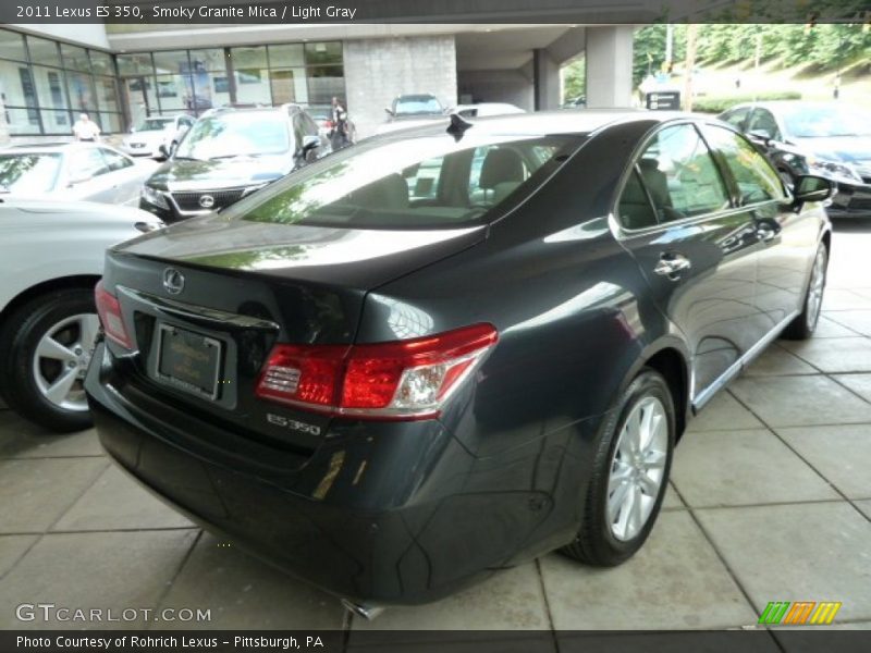 Smoky Granite Mica / Light Gray 2011 Lexus ES 350