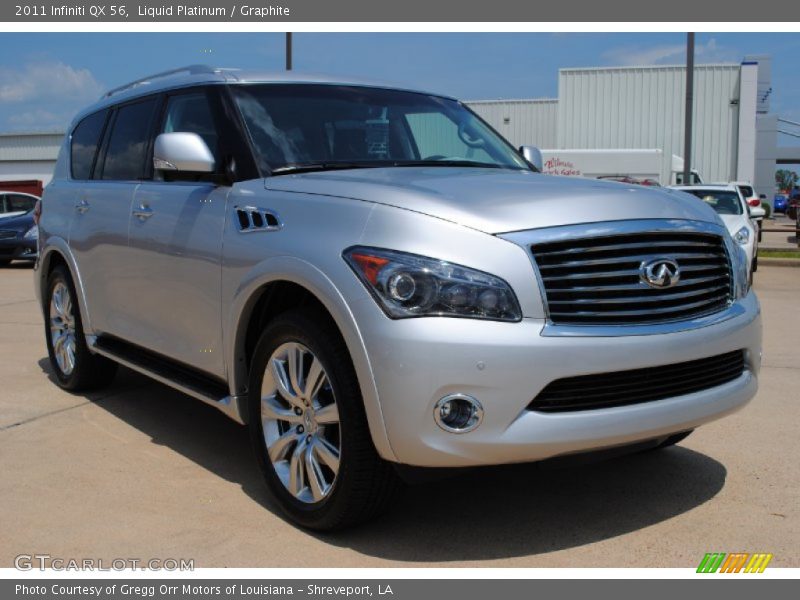 Liquid Platinum / Graphite 2011 Infiniti QX 56