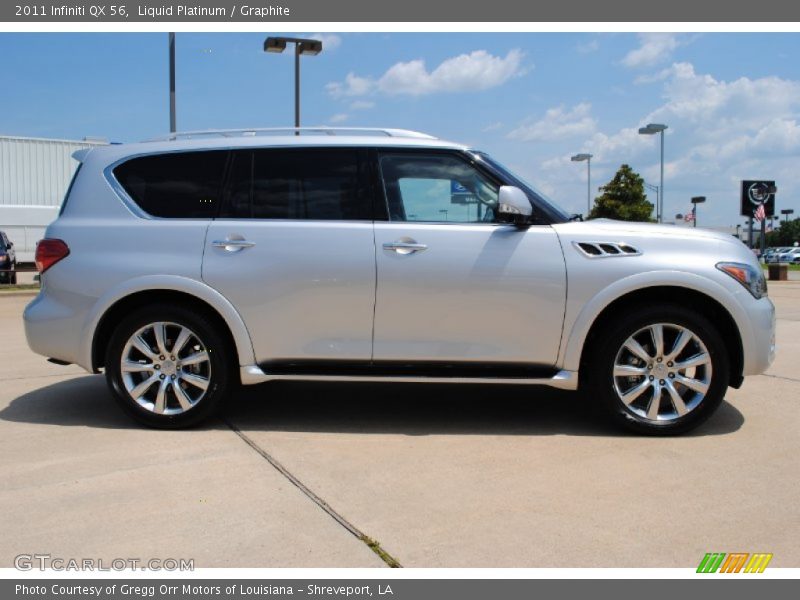 Liquid Platinum / Graphite 2011 Infiniti QX 56