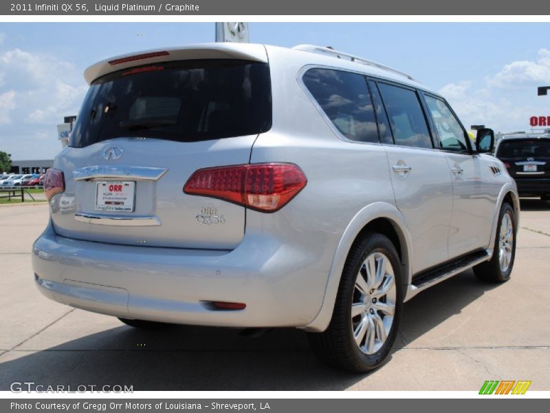 Liquid Platinum / Graphite 2011 Infiniti QX 56