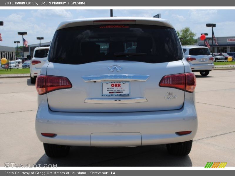 Liquid Platinum / Graphite 2011 Infiniti QX 56