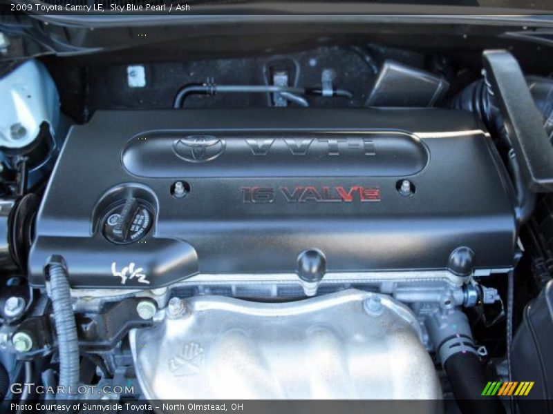 Sky Blue Pearl / Ash 2009 Toyota Camry LE
