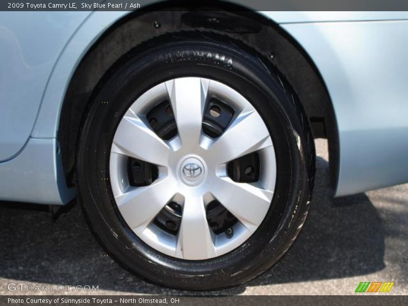 Sky Blue Pearl / Ash 2009 Toyota Camry LE