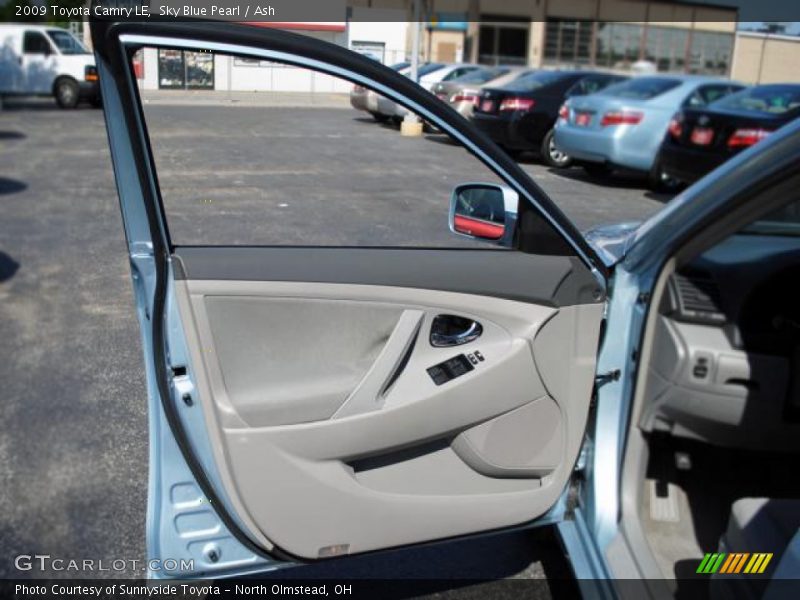 Sky Blue Pearl / Ash 2009 Toyota Camry LE