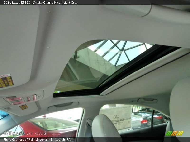 Smoky Granite Mica / Light Gray 2011 Lexus ES 350