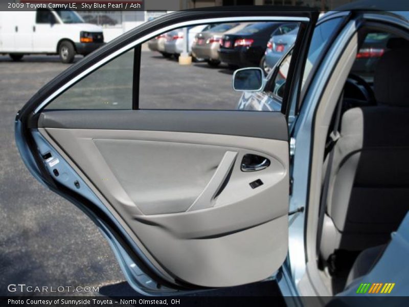 Sky Blue Pearl / Ash 2009 Toyota Camry LE