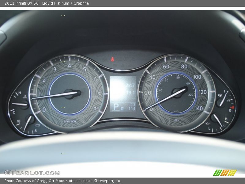 Liquid Platinum / Graphite 2011 Infiniti QX 56