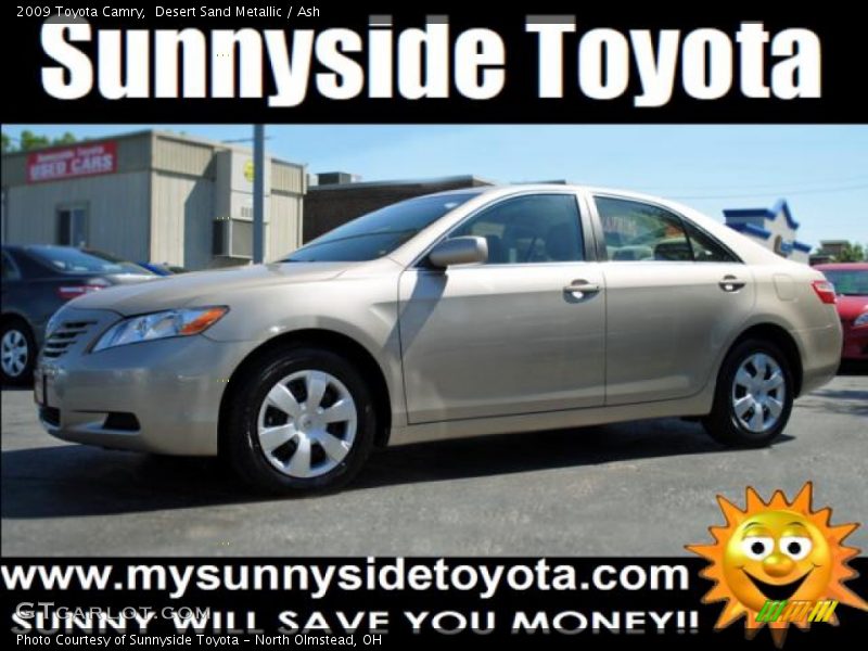 Desert Sand Metallic / Ash 2009 Toyota Camry
