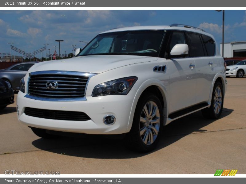 Moonlight White / Wheat 2011 Infiniti QX 56