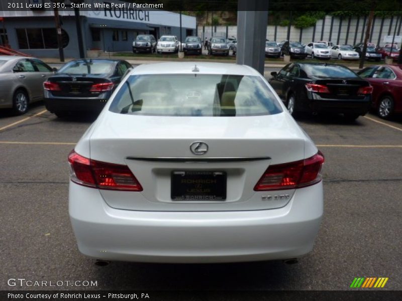 Starfire White Pearl / Parchment 2011 Lexus ES 350