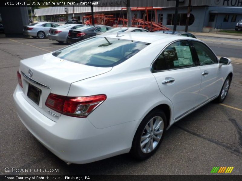 Starfire White Pearl / Parchment 2011 Lexus ES 350
