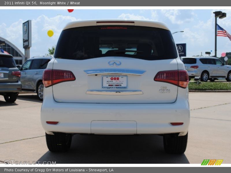 Moonlight White / Wheat 2011 Infiniti QX 56