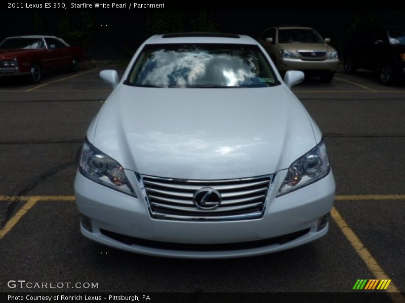 Starfire White Pearl / Parchment 2011 Lexus ES 350