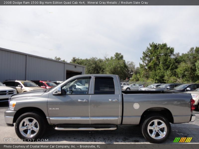  2008 Ram 1500 Big Horn Edition Quad Cab 4x4 Mineral Gray Metallic